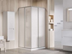 RAVAK - Supernova Sprchový kút 90x90 cm, satin/Pearl (14V70UO211S)