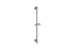 RAVAK - Tyč 975.00 s posuvným držiakom sprchy a so stenovým vývodom, 60 cm, chróm (X07P342)