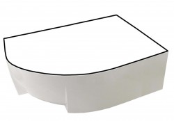 RAVAK - Vanové panely Čelný panel k vani Rosa 95, 1500 mm, pravý, biela (CZ56100A00)