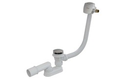 RAVAK - Vaňový odtokový komplet 800 s napúšťaním prepadom II ClickClack, chróm (X01505)