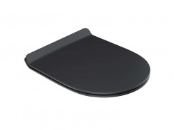 RAVAK - Vita WC doska, Slim, SoftClose, čierna (X01862)