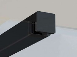 RAVAK - Walk-In Vzpera W SET-80 Wall/Corner, čierna (GWD010003017)