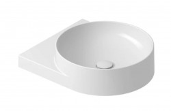 RAVAK - Yard Umývadlo 41x50 cm, bez prepadu, bez otvoru na batériu, biela (XJX01040000)