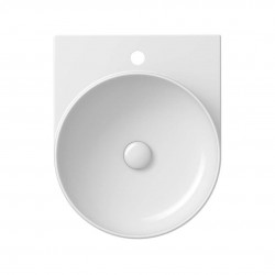 RAVAK - Yard Umývadlo 41x50 cm, bez prepadu, otvor na batériu, biela (XJX01240002)