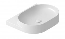 RAVAK - Yard Umývadlo 61x50 cm, bez prepadu, bez otvoru na batériu, biela (XJX01060000)