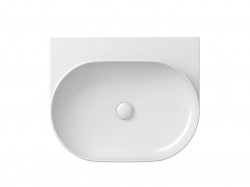 RAVAK - Yard Umývadlo 61x50 cm, bez prepadu, bez otvoru na batériu, biela (XJX01060000)