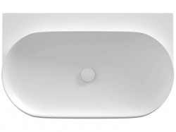 RAVAK - Yard Umývadlo, 81x50 cm, bez prepadu, bez otvoru na batériu, matná biela (XJX0E080000)