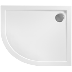 REA - Akrylátová LOOK sprchová vanička 80x100 P - biela (REA-K7906)