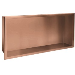 REA - Bathroom shelf modul pre vstavanie 30x60 brush copper (REA-05609)