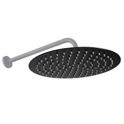 REA - Dažďová sprcha Black Matt 25cm (REA-P0501)