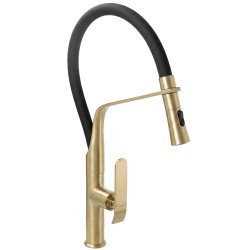 REA - Kuchynská batéria CASTOR - gold brush (REA-B4321)