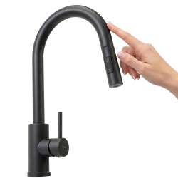 REA - Kuchynská batéria Fresh Touch Black Matt (REA-B6734)