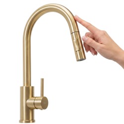 REA - Kuchynská batéria Fresh Touch Brush Gold (REA-B9842)