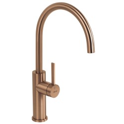 REA - Kuchynská batéria Rivo Brush Copper (REA-B9344)