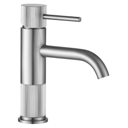 REA - Kúpeľňová batéria Lungo Stripe Brush Nickel Low (REA-B8052)