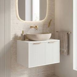 REA - Kúpeľňová skrinka pod umývadlo Core 60cm White (REA-M0400)