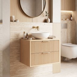REA - Kúpeľňová skrinka pod umývadlo Mono 60cm Beige (REA-M0408)