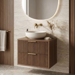 REA - Kúpeľňová skrinka pod umývadlo Mono 60cm Brown (REA-M0413)