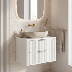 REA - Kúpeľňová skrinka pod umývadlo Mono 60cm White (REA-M0402)