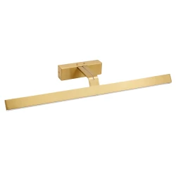 REA - Kúpeľňové nástenné LED svietidlo SWE009-1W 73cm BRUSH GOLD (OSW-20108)