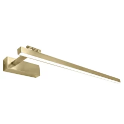 REA - Kúpeľňové nástenné LED svietidlo SWE032-1W 60cm BRUSH GOLD (OSW-20131)