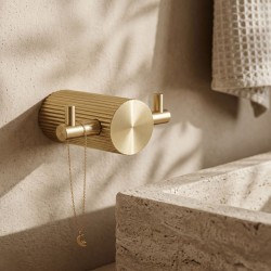 REA - Kúpeľňový háčik 64104A SOLO Brush Gold (REA-84202)