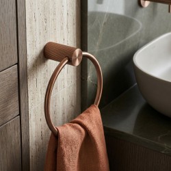 REA - Kúpeľňový vešiak Ring 64106 SOLO Brush Copper (REA-84209)