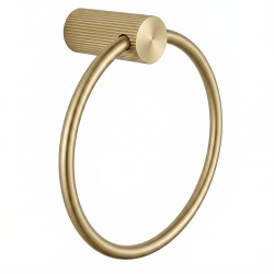 REA - Kúpeľňový vešiak Ring 64106 SOLO Brush Gold (REA-84208)