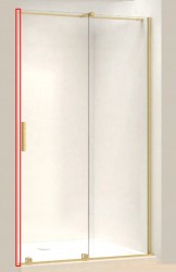 REA - Magnetická lišta MONTANA broušená zlatá broušená zlatá  (REA-K6388)