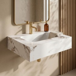 REA - Nástenné umývadlo Aresa Cold Jade 60 (REA-U9975)