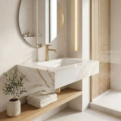 REA - Nástenné umývadlo Aresa Grey Gold 70 (REA-U9977)