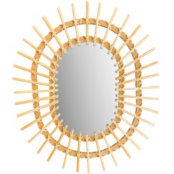 REA - Nástenné zrkadlo Boho 57CM QDJ5749 (HOM-02819)