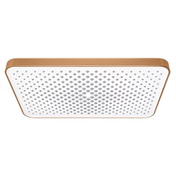 REA - Obdĺžniková dažďová sprcha JS-032 Brushed Copper (REA-P0397)