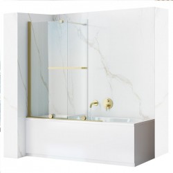 REA - Paraván vaňový Fabian Gold Brush 100 (REA-K6527)