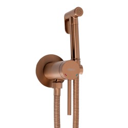 REA - Podomietková bidetová batéria Foss Clif Brush Copper (REA-B5845)