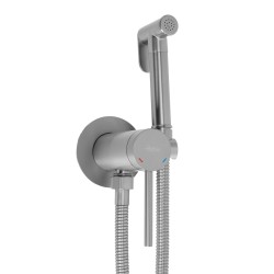 REA - Podomietková bidetová batéria Foss Clif Brush Nickel (REA-B5843)