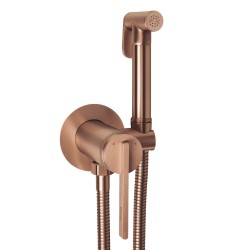 REA - Podomietková bidetová batéria Grace Brush Copper (REA-B4504)