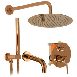 REA - Podomietková kúpeľňová sada LUNGO Copper + BOX (REA-P7998)