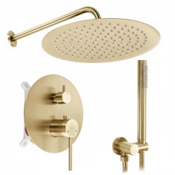 REA - Podomietková sprchová sada Foss Clif Brush Gold + BOX (REA-P5647)