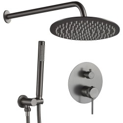 REA - Podomietková sprchová sada Lungo Grip Gun Grey + BOX (REA-P8958)