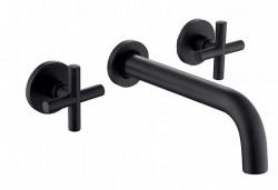 REA - Podomietková umývadlová batéria Exit čierna matná (REA-B8000)