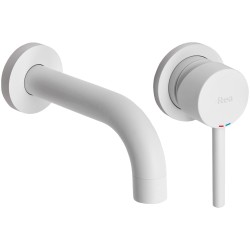 REA - Podomietková umývadlová batéria Lungo biela + BOX (REA-B9559)