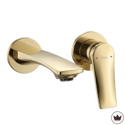 REA - Podomietková umývadlová batéria VISION Gold + BOX (REA-B6882)