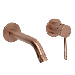 REA - Podomietková vaňová batéria Venti Brush Copper (REA-B9643)