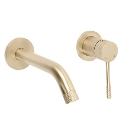 REA - Podomietková vaňová batéria Venti Brush Gold (REA-B9644)
