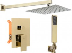 REA - Podomietkový sprchový set Fenix zlatý (REA-P8401)