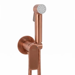 REA - Podomítková bidetová baterie Storm Brush Copper (REA-B9892)