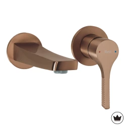 REA - Podomítková umyvadlová baterie VISION Brush Copper + BOX (REA-B4477)