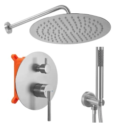 REA - Podomítkový Sprchový Set Argon Nickel Brush + BOX (REA-P4413)