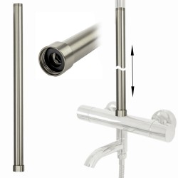 REA - Predĺženie pre vaňovú/sprchovú súpravu brush nickel 50cm (REA-K9362)